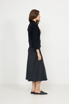 Octava Knit Blazer - Black