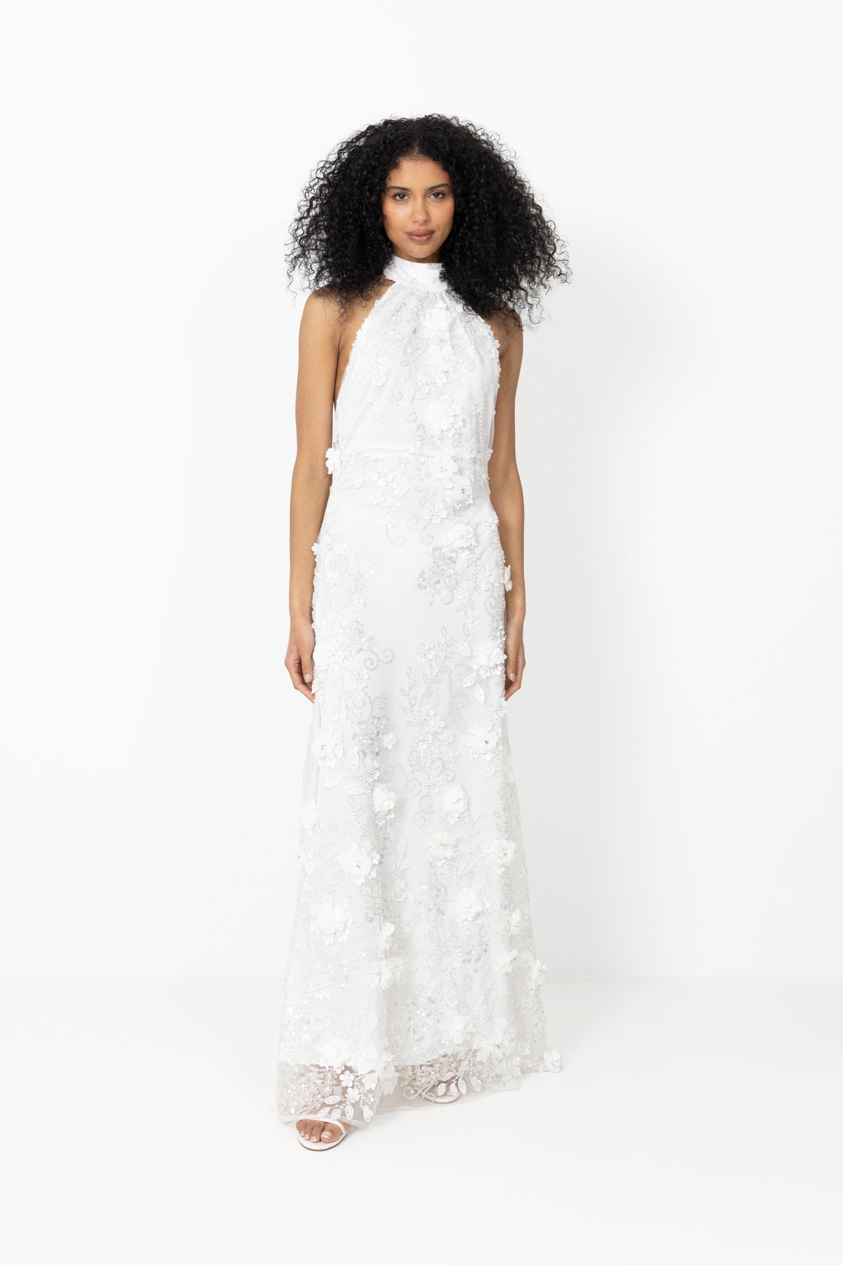 Love Lolina Kjoler Lupita Maxi Dress White Lace Villoid love-lolina-kjoler-lupita-maxi-dress-white-lace-villoid