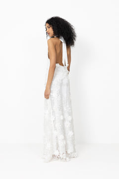 Lupita Maxi Dress - White Lace