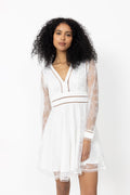 Ellie Dress - White Lace