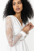 Ellie Dress - White Lace