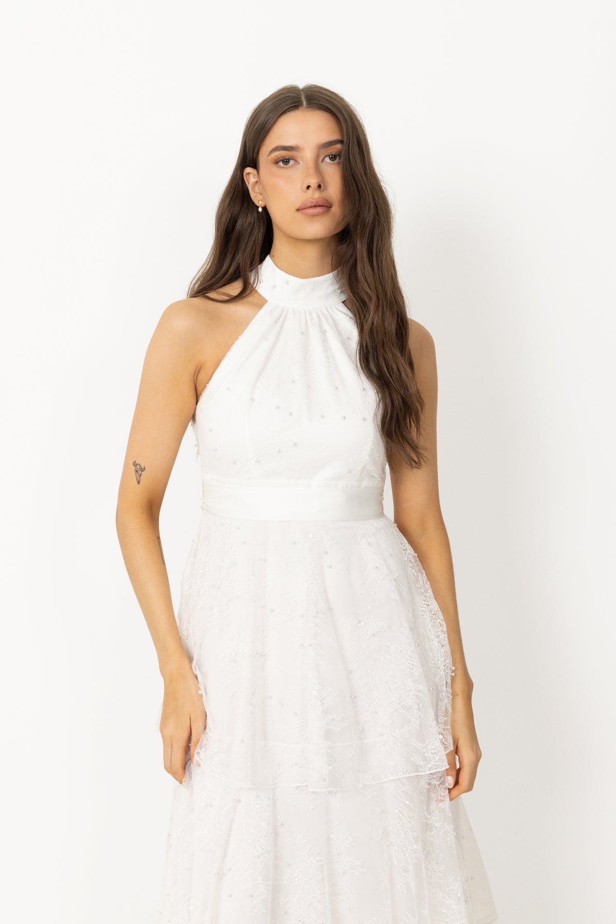 Angel Maxi Dress - White Lace