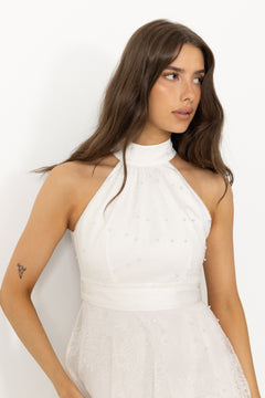 Angel Maxi Dress - White Lace