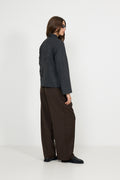 N-Monique Blazer - Dark Grey Melange
