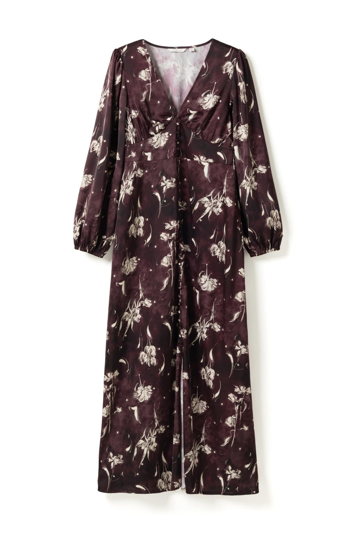 N-Lilith Maxi Dress - Dovie Burgundy Print