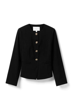 N-Kasaundra Ls Blazer - Black