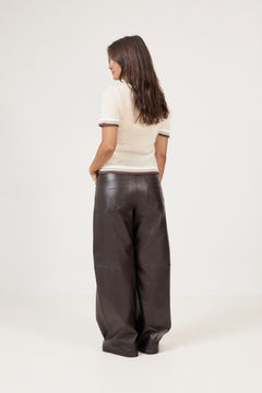 N-Marthy Knit - Ivory Brown