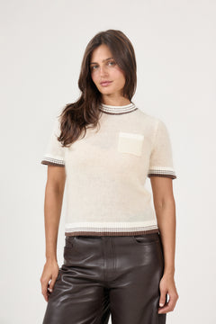 N-Marthy Knit - Ivory Brown