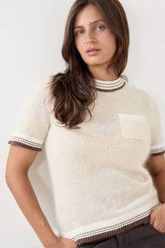 N-Marthy Knit - Ivory Brown