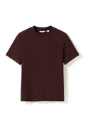 Lidie Ss Top - Burgundy Melange
