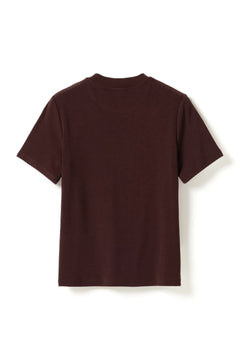 Lidie Ss Top - Burgundy Melange