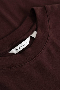Lidie Ss Top - Burgundy Melange