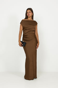 N-Mignonette Dress - Toffee