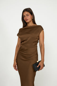 N-Mignonette Dress - Toffee