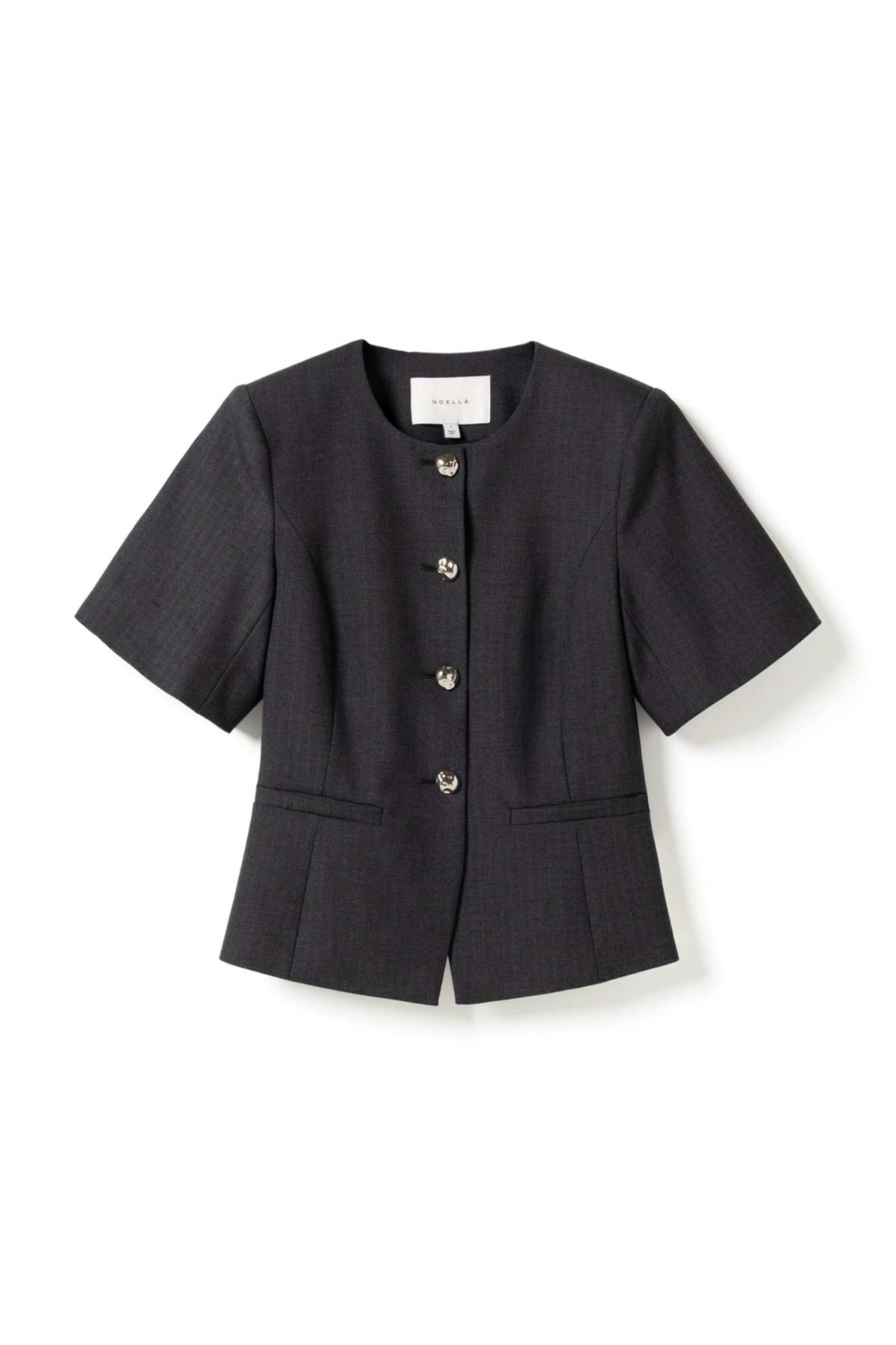 N-Kasaundra Blazer - Grey Herringbone