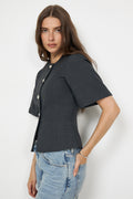 N-Kasaundra Blazer - Grey Herringbone