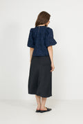 N-Shelly Blouse - Navy Blue