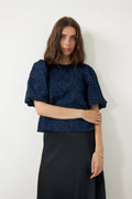 N-Shelly Blouse - Navy Blue