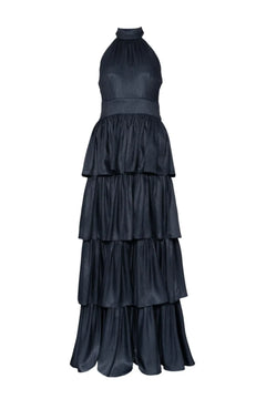 Angel Open Back Maxi Dress - Navy