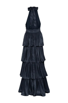 Angel Open Back Maxi Dress - Navy