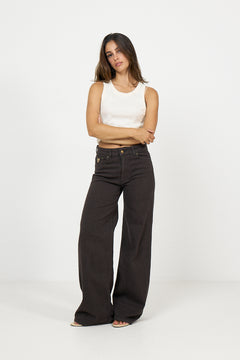 Palazzo - Sponge Stretch - Chocolate Plum