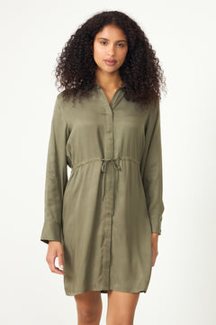 Jonna Reg Ls Short Dress - Kalamata