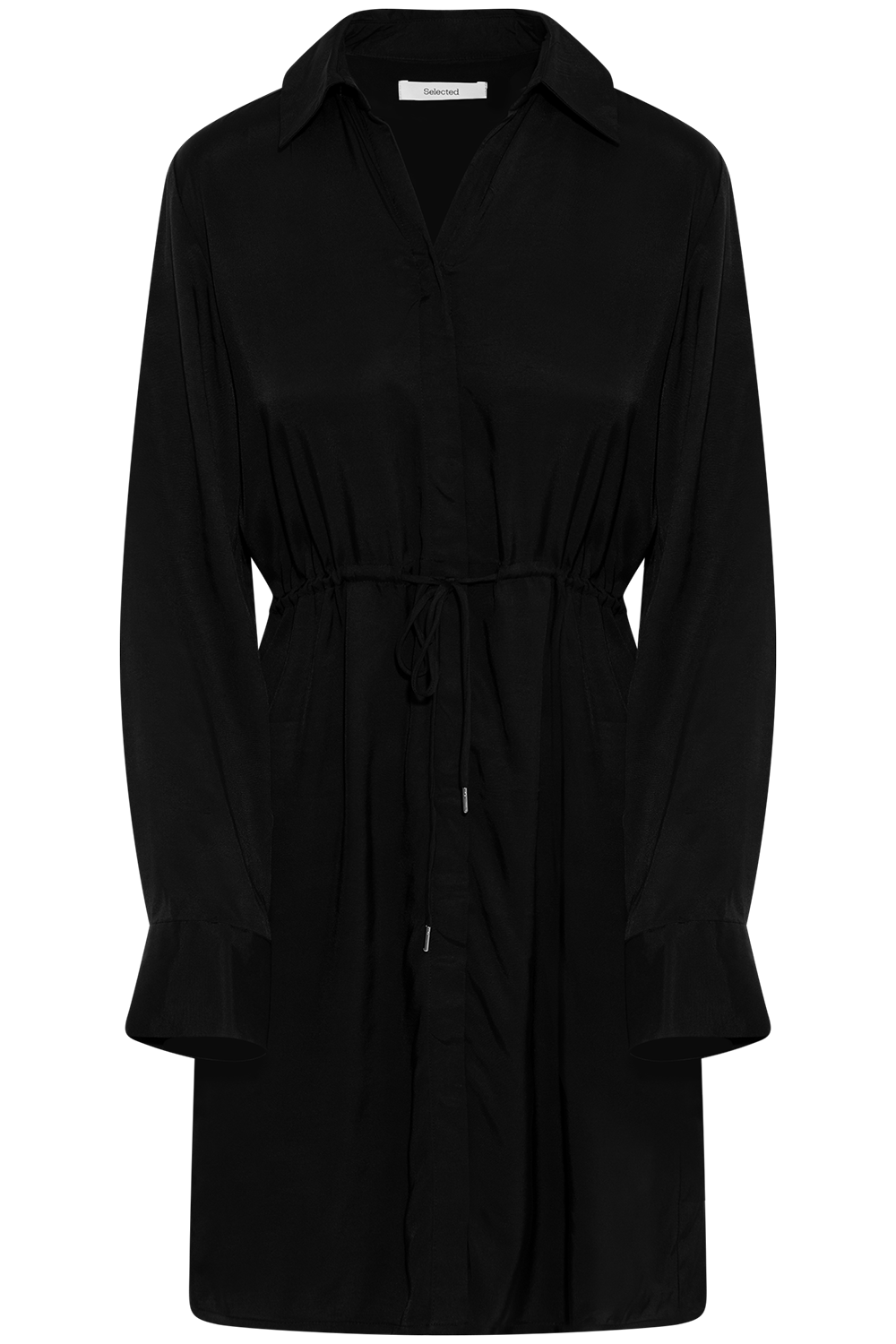 Jonna Reg Ls Short Dress - Black