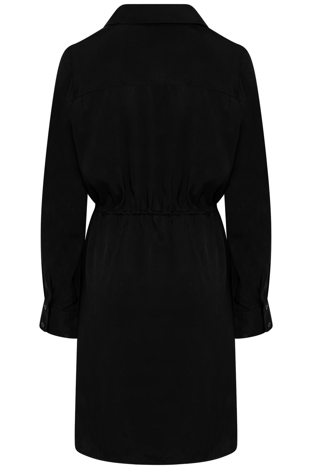 Jonna Reg Ls Short Dress - Black