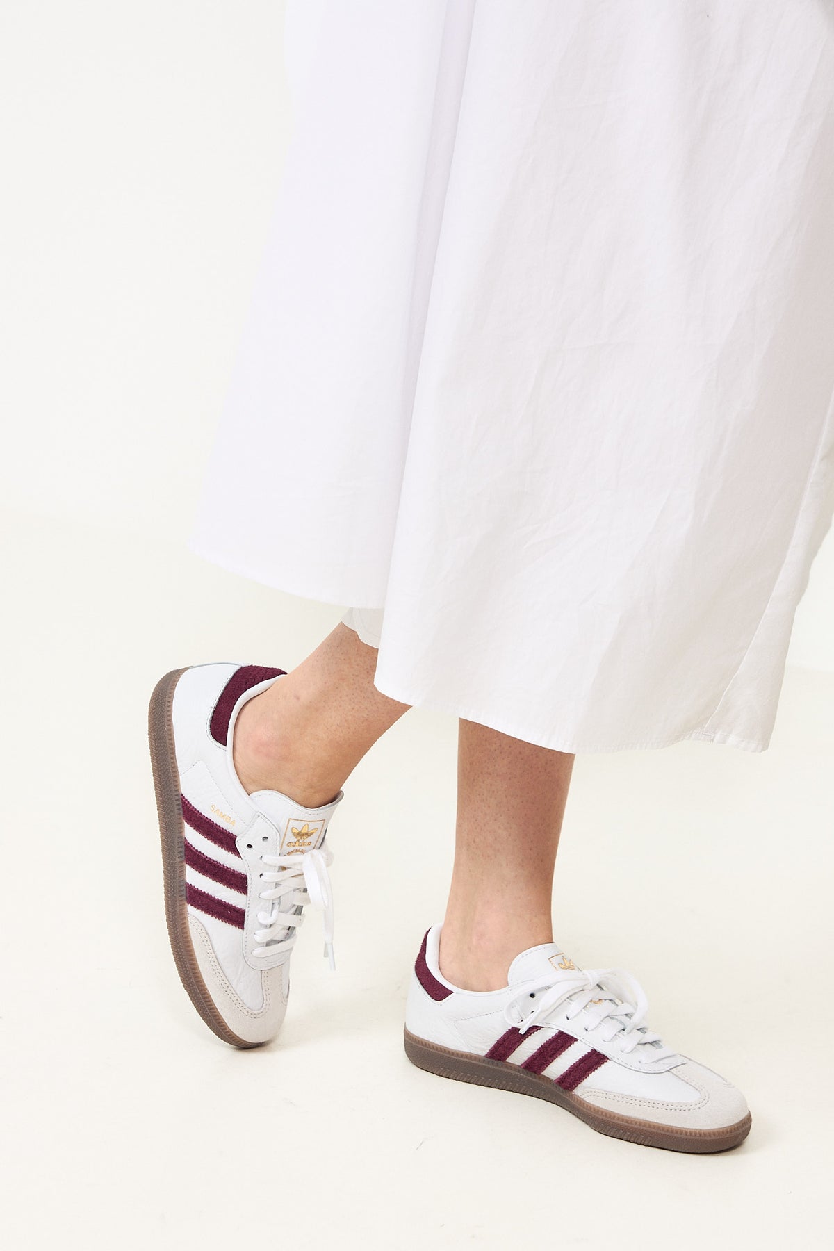 Samba OG W - Cloud White/Maroon/Gum