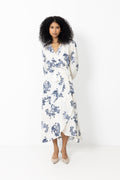 Alyapw Dr - Blue Shadow Flower Print