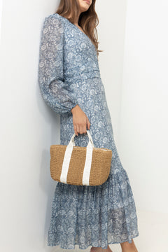 Beatrice Basket Bag - White