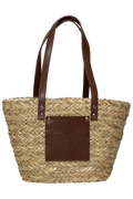 Beate Leather Sunny Bag - Dark Brown
