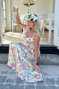 Melbaic Dress - Pastel Garden