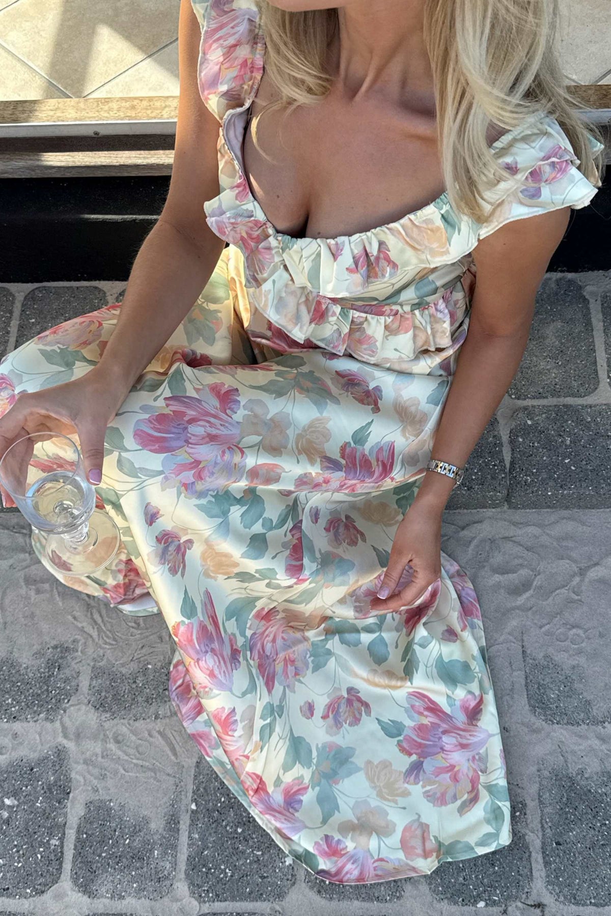 Melbaic Dress - Pastel Garden