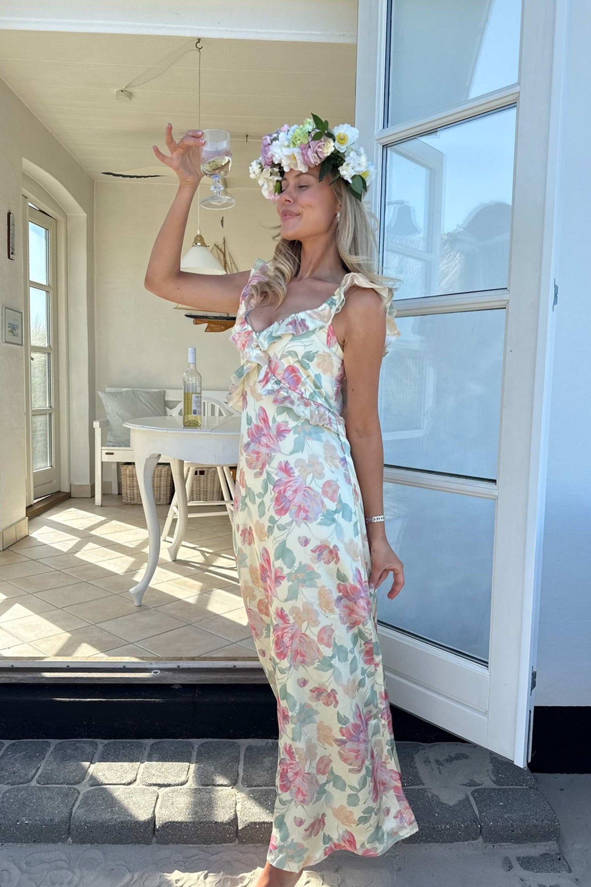 Melbaic Dress - Pastel Garden