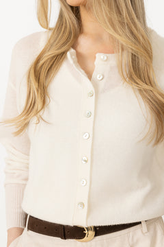 Erle Cashmere Cardigan - Offwhite