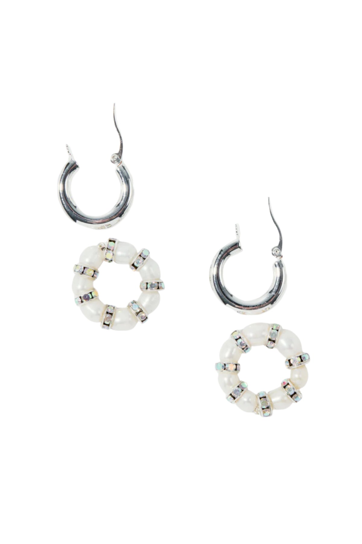 La Perla Créoles - Silver
