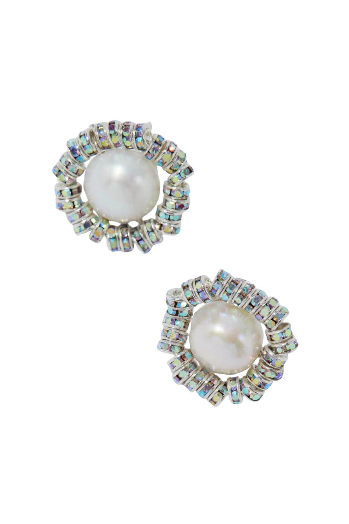 Baby Perla Studs - Silver