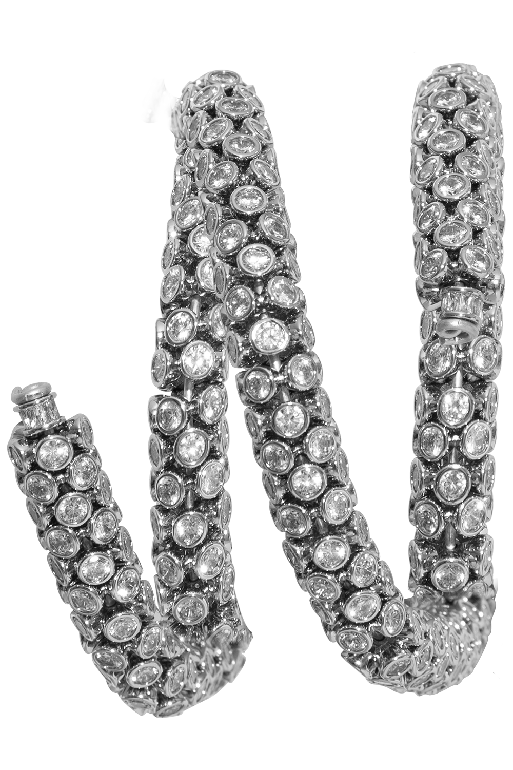 Fiore Bangle - Silver