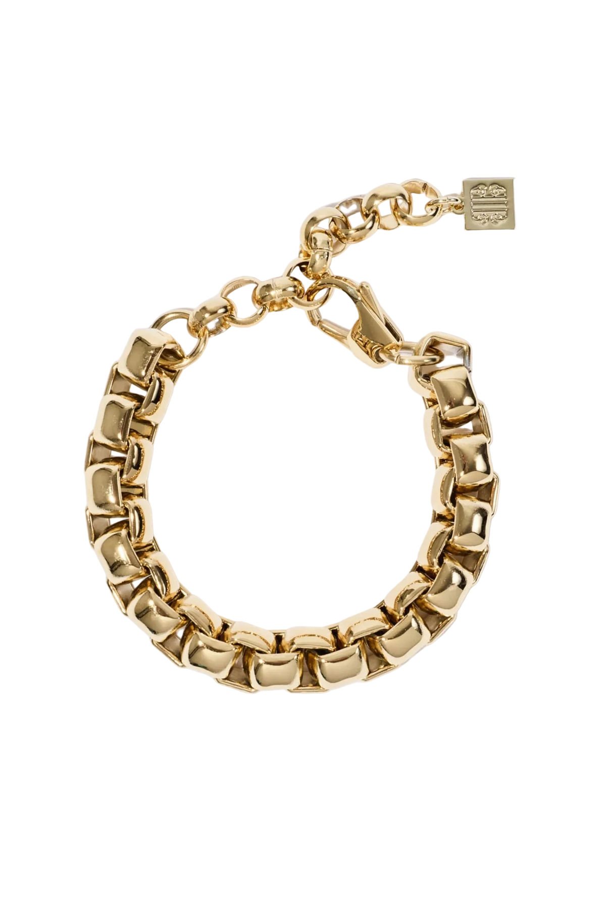 Big Box Chain Bracelet - Gold
