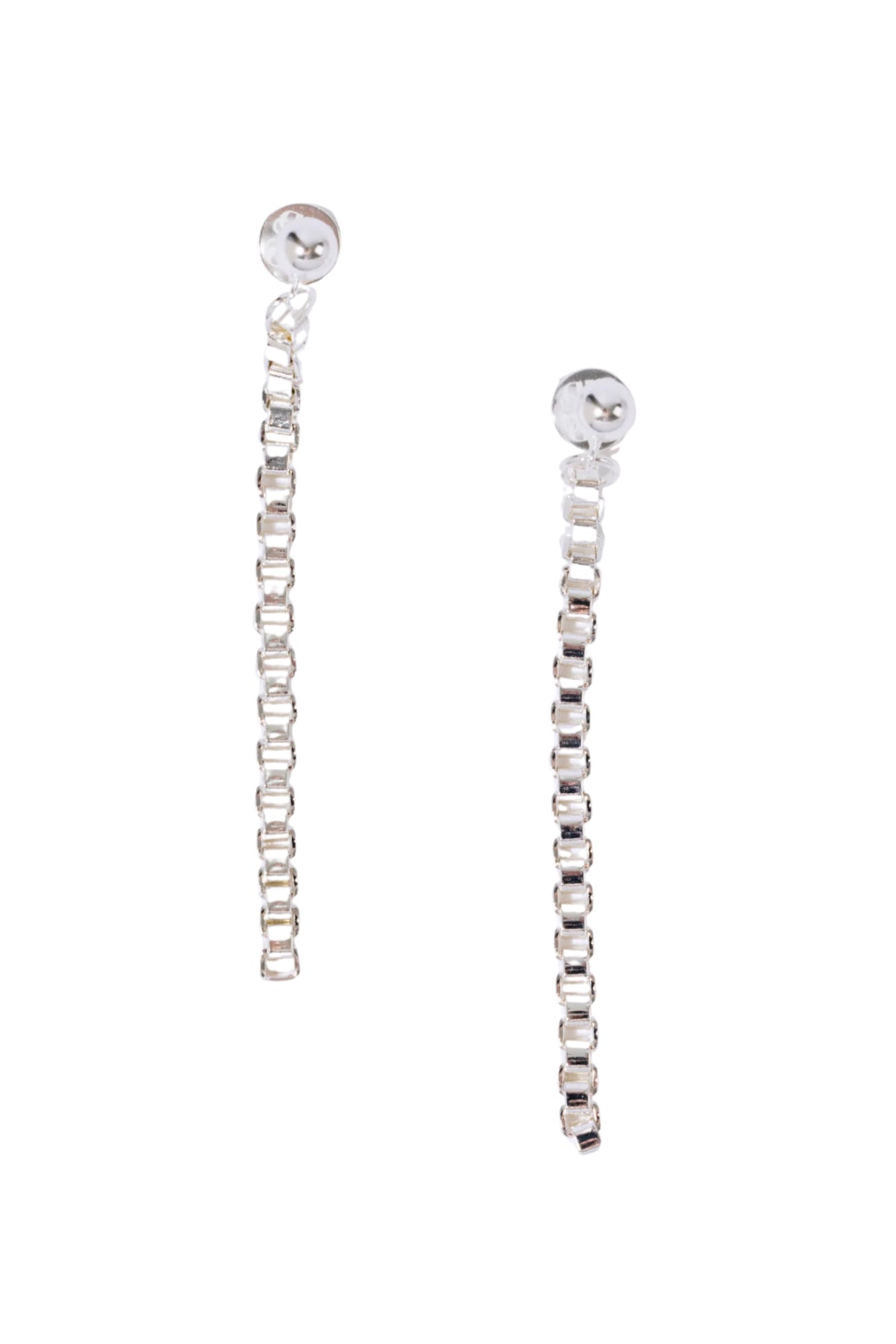 Chain Earrings - Silver