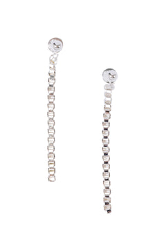 Chain Earrings - Silver