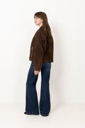 Nima Suede Jacket - Seal Brown