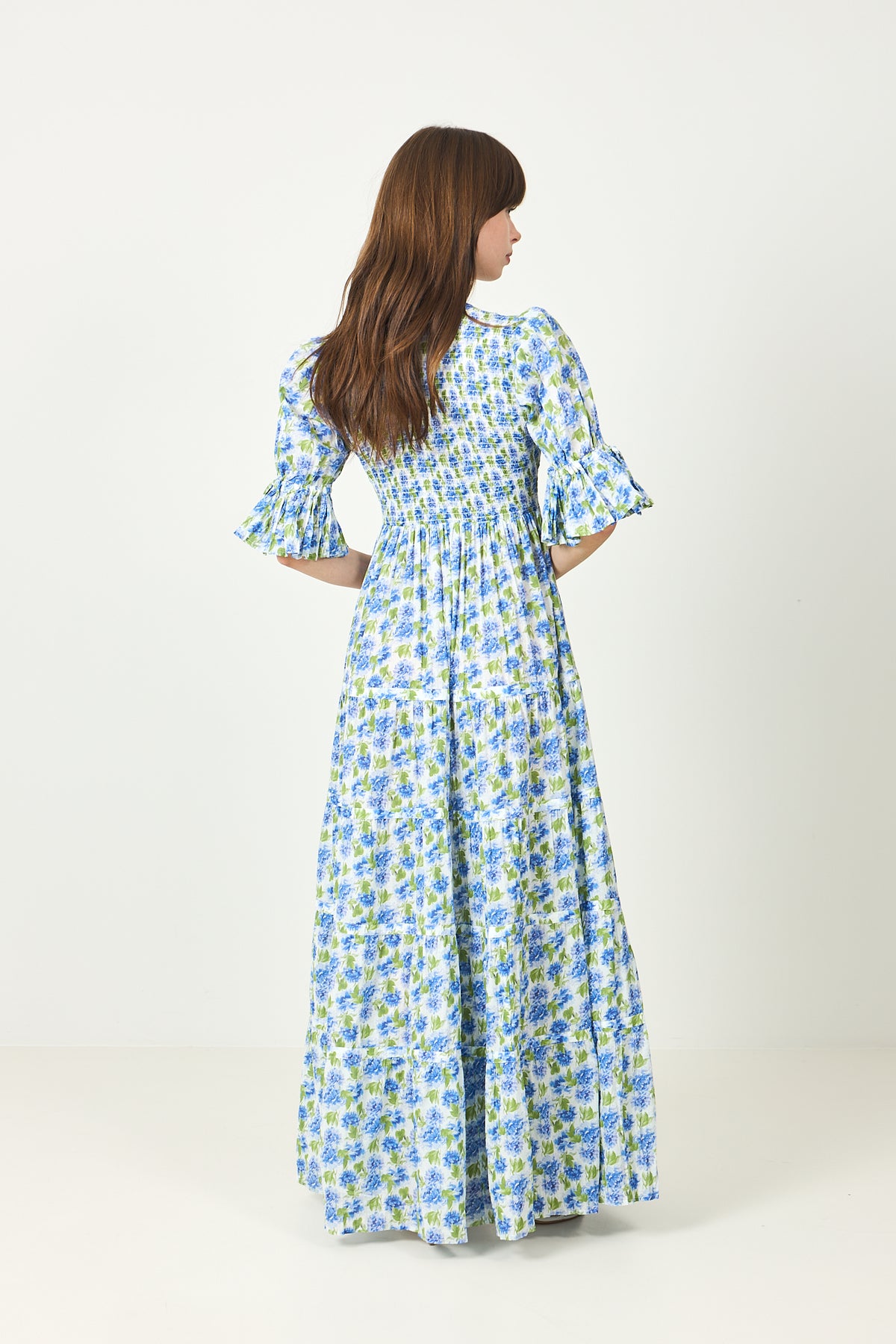 Twisted Maxi Dress -  Peonies