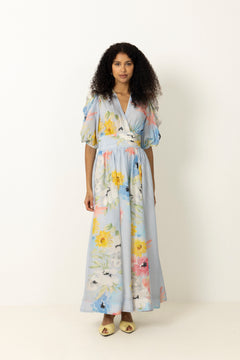 Organza Gown - Blue Meadow