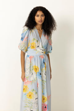 Organza Gown - Blue Meadow