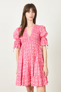 Twisted Mini Dress -  Amour