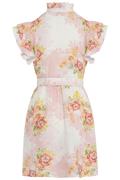 Linen Ruffle Dress -  Rose Amore
