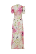 Shiny Button-Down Dress -  Soft Dew