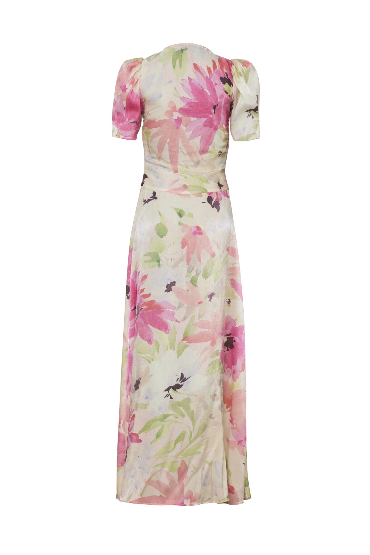 Shiny Button-Down Dress -  Soft Dew